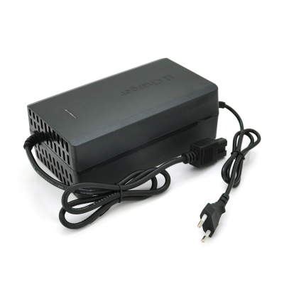 Зарядний пристрій Jinyi для акумуляторів LiFePo4 72V(87,6V),24S,8A,штекер 3-pin,з індикацією,BOX