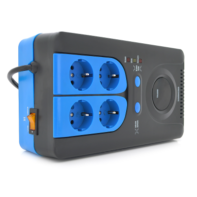 Стабілізатор напруги релейний Green Wave Winchester 1500VA (1050Вт), 4xShuko, DC140-260V, AC220±8%, BOX, Q4