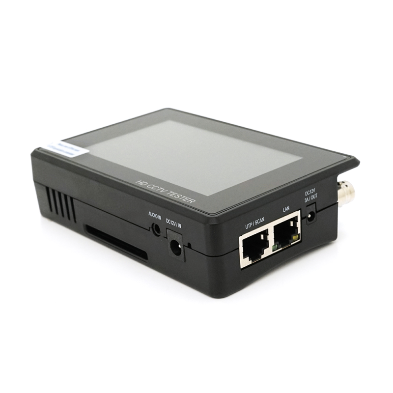 Тестер для камер відеоспостереження IPC-1800 PLUS, c 4″ сенсорним дисплеєм, сенсорним дисплеєм, підтримує IP, CVI, TVI, AHD 4K, Wi-Fi, LAN, BNC, 12V, POE