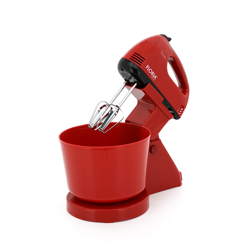 Міксер з чашею Floria ZLN7575, 150W, red