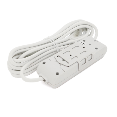 Подовжувач Panasonic X-tendia 3 гнізда, 5 м, з захистними шторками, сірий