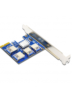 Контролер PCI-Е => USB 3.0, 4 порта, 5Gbps, OEM