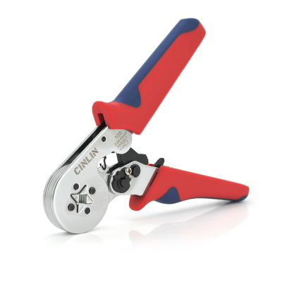 Крімпер CINLINELE HCS8 10SA для обтиску кабельного накінечника, red + набір кабельних наконечників (VE0508, VE7508, VE1008, VE1508, VE2508, VE4009,VE6102)