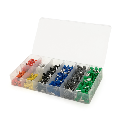 Набір клем/наконечників VE800 (Е1008-100 шт,Е0506-110 шт,Е0508-100 шт, Е7508-100шт, Е1510-100шт, Е2512-100 шт, Е4012-100 шт, Е6012-90 шт)