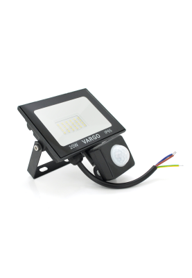 Прожектор LED c датчиком руху Vg-20W, IP65, 6500K, 2700Лм. Box