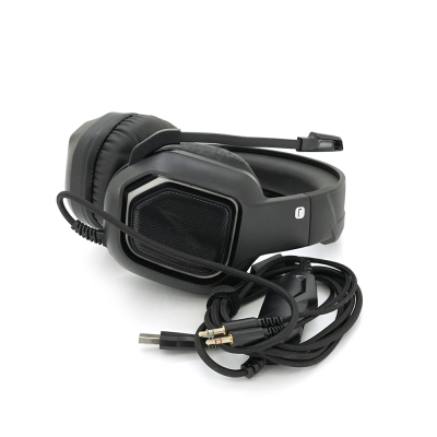 Навушники провідні Cyberpunk CP-007, з мікрофоном і регулюванням гучності, Black, Box