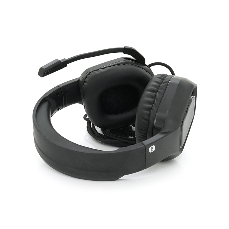 Навушники провідні Cyberpunk CP-007, з мікрофоном і регулюванням гучності, Black, Box