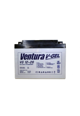 Акумуляторна батарея Ventura VG 12-26 Gel 12V 26Ah (175*166*125мм), Q1