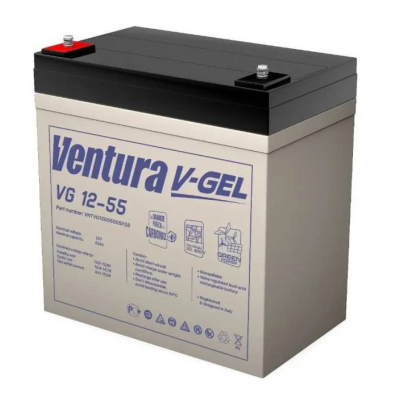 Акумуляторна батарея Ventura VG 12-55 Gel 12V 55Ah (229*138*235мм), Q1
