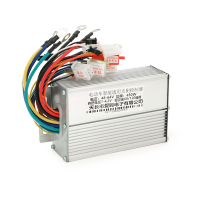 Контролер управління для безщіткового двигуна електротранспорту 48V/64V, 24A, 450W