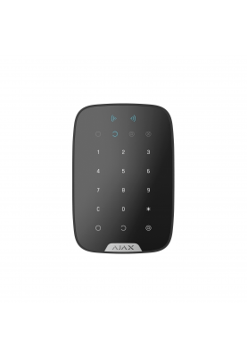 Бездротова сенсорна клавіатура з RFID-зчитувач і підтримкою Bluetooth Ajax KeyPad Plus black