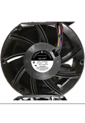 Кулер для охолодження серверних БП MAJOR Modrl JQ24K6QDLX DC sleeve fan 2pin під паяння - 150*150*25мм, 24V/1.6A, 2600об/хв Q24