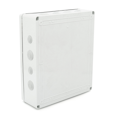 Коробка розподільна зовнішня YOSO 400x350x120 IP55 колір білий (400*350*120) Коробка розподільна зовнішня YOSO 400x350x120 IP55 колір білий (400*350*120)
