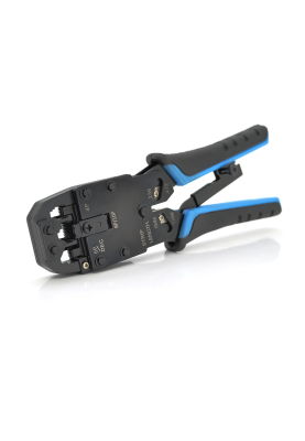 Інструмент Merlion HT-200R з храповиком для обтискача RJ-45 (8P8C) та RJ-12/11 (6P6C), 4P / 6P / 8P/10P
