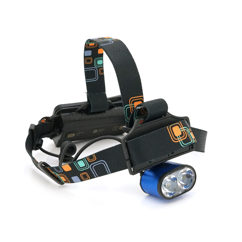 Налобний Ліхтарик Bailong K-28, Cree XML-T, 3 реж., Zoom, корпус-алюміній, водостійкий, ударостійкий, 2*18650 ак-тор, BOX