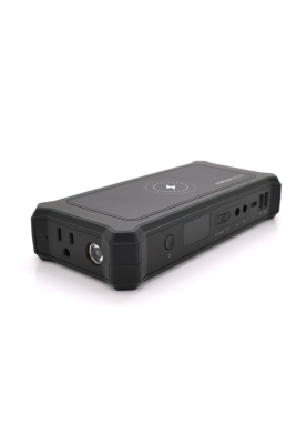Портативний PowerBank потужністю 100W, 27000mAh (99.9Wh), 2xUSB-A Output: 5V/3.5A, DC Output: 12V/10A, Wireless Charger: 10W, LED, Q6