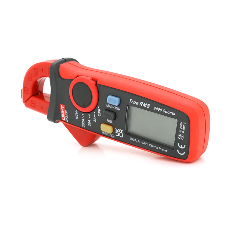 Мультиметр UNI-T UT210B Вимірювання: A(AC), NCV. Функції: Data Hold, REL, Max/Min.