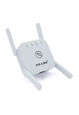 Підсилювач WiFi сигналу з 4-ма вбудованими антенами LV-WR24Q, живлення 220V, 300Mbps, IEEE 802.11b/g/n, 2.4-2.4835GHz, BOX