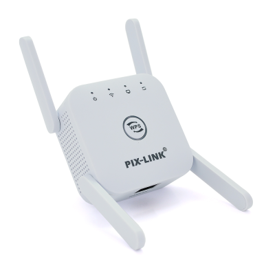 Підсилювач WiFi сигналу з 4-ма вбудованими антенами LV-WR24Q, живлення 220V, 300Mbps, IEEE 802.11b/g/n, 2.4-2.4835GHz, BOX