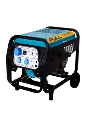 Генератор ДИЗЕЛЬНИЙ Full FDL9000LE 6.8 кВт (8,5 KVA), однофазний 220V, 50Hz, об'єм 12,5л