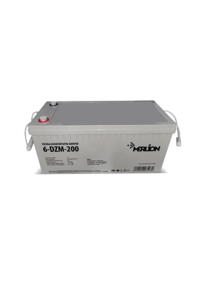 Тягова акумуляторна батарея AGM MERLION 6-DZM-200, 12V 200Ah М8 (495*165*230), Q1