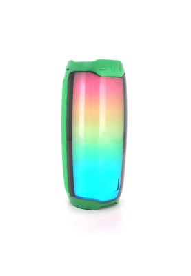 Бездротовий Bluetooth динамік PULSE 4 LED, 10W, 4000mAh, дистанція-10m, Green, Corton BOX