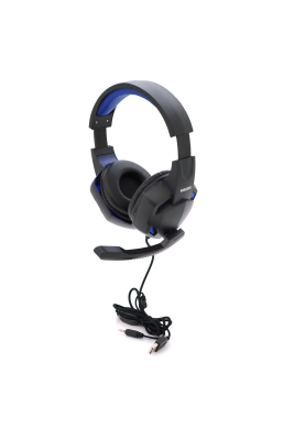 Ігрові навушники з мікрофоном iKAKU KSC-713 ZHANHUN, Black-Blue, Box