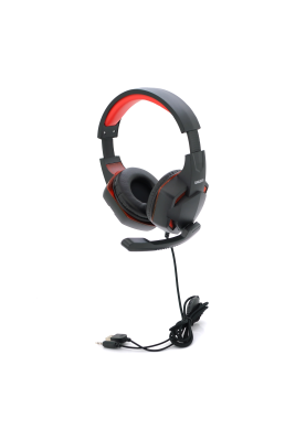 Ігрові навушники з мікрофоном iKAKU KSC-713 ZHANHUN, Black-Red, Box