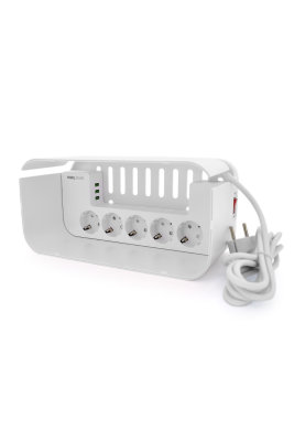 Мережевий фільтр LDNIO SE5334, 5 Розеток + 3 USB, 2 м, перетин 3х0, 75мм, White, Box