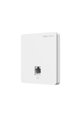 Настінна дводіапазонна точка доступу Ruijie Reyee RG-RAP1200(F),1 Ethernet 100 Мбіт/с + 1 PoE 100 Мбіт/с, 86х86х29.3 мм