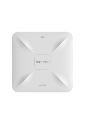 Стельова дводіапазонна Wi-Fi 6 точка доступу Ruijie Reyee RG-RAP2260(G), 2х1000M Base-T, PoE/LAN1,194 x 194 x 35 мм