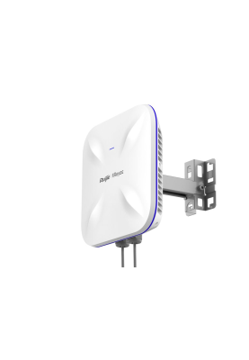 Зовнішня дводіапазонна Wi-Fi 6 точка доступу Ruijie Reyee RG-RAP6260(G), 1х1000 PoE IN/1х1000 Base-X SFP, 298 х 298 х 65 мм