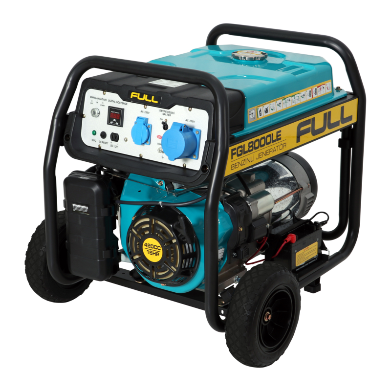 Генератор бензиновый FGL 8000LE, однофазный 230V, 50Hz, 8KVA