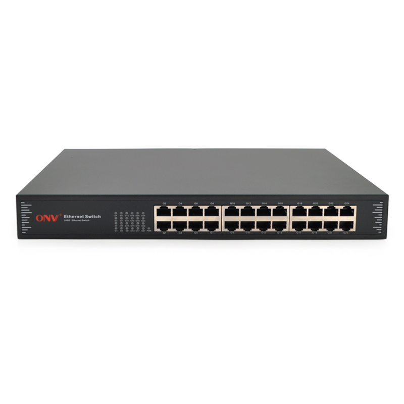 Комутатор Gigabit Ethernet ONV-H3024 у металевому корпусі, 24*1000Мб портів,330х204х44 мм