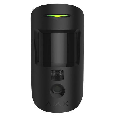 Бездротовий датчик руху з підтримкою фотоверифікації "фото позапиту" MotionCam (PhOD) black