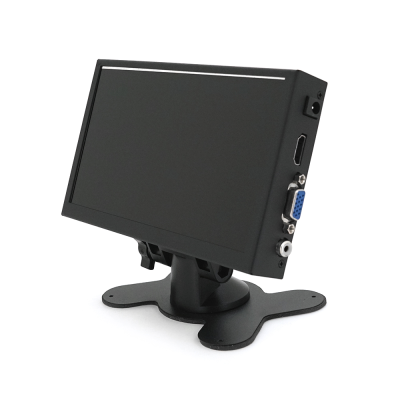 Автомобільний РК-монітор 7"(16：9), AV/VGA/HDMI роз'єми, 1024*600ips, 12-24V, BOX