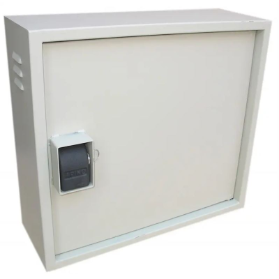 Антивандальна шафа VAGOS Super Antilom 19" 3U - 1.5 (550х500x220) двері - приховані петлі, замок - крабовий, 8відп.