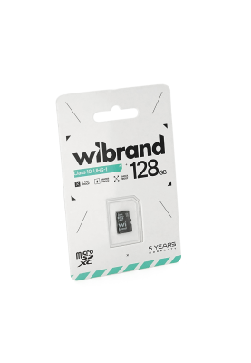 Карта пам'яті Wibrand microSDHC Class 10 UHS-I, 128GB