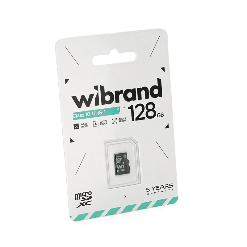 Карта пам'яті Wibrand microSDHC Class 10 UHS-I, 128GB