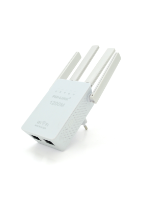 Підсилювач WiFi сигналу з 4-ма антенами LV-WR02EQ, живлення 220V, 300Mbps, IEEE 802.11b/g/n, 2.4-2.4835GHz, BOX