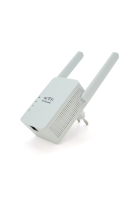 Підсилювач WiFi сигналу з 2-ма антенами LV-WR13, живлення 220V, 300Mbps, IEEE 802.11b/g/n, 2.4-2.4835GHz, BOX