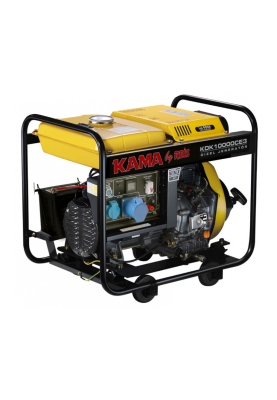 Генератор дизельний KDK10000CE3, трифазний 230/400V, 50Hz, 9,4KVA, об'єм 12,5л