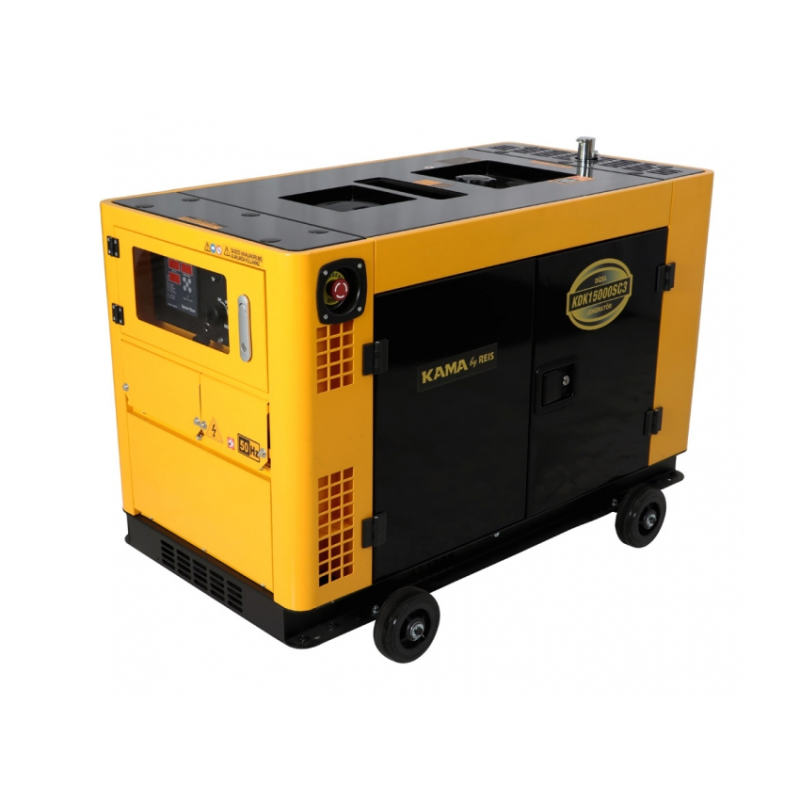 Генератор дизельний KDK15000SC3, трехфазный 230/400V, 50Hz, 15KVA, об'єм 26л