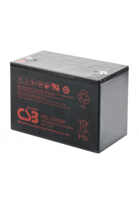 Акумуляторна батарея CSB HRL12330W, 12V 100Ah (308.7х168х210.6(220)