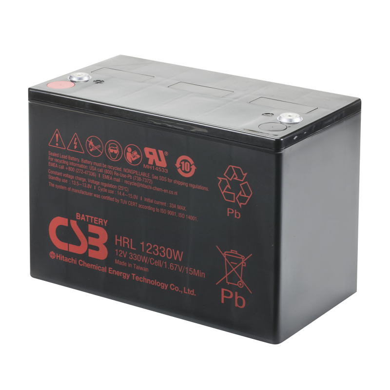 Акумуляторна батарея CSB HRL12330W, 12V 100Ah (308.7х168х210.6(220)