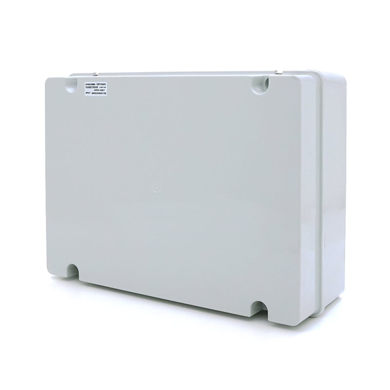 Коробка розподільна, СOURBI 245х190х90 з поворотною кришкою, IP65 (негорюча)