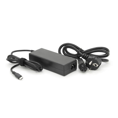 Блок живлення MERLION для ноутбука DELL 90W штекер Type-C, довжина 0,9м + кабель живлення