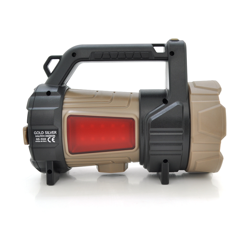 Ліхтар переносний GS910, 4 режими, вбудований аккум, корпус пластмас, роз'єм USB+micro, Box