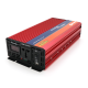 Інвертор напруги NV-3000(1600Вт)+LCD, 12/220V, approximated, 1 універсальна розетка, клеми, Box