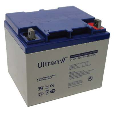 Акумуляторна батарея Ultracell UL40-12 AGM 12V 40 Ah  (197 x 165 x 170) White Q1/118